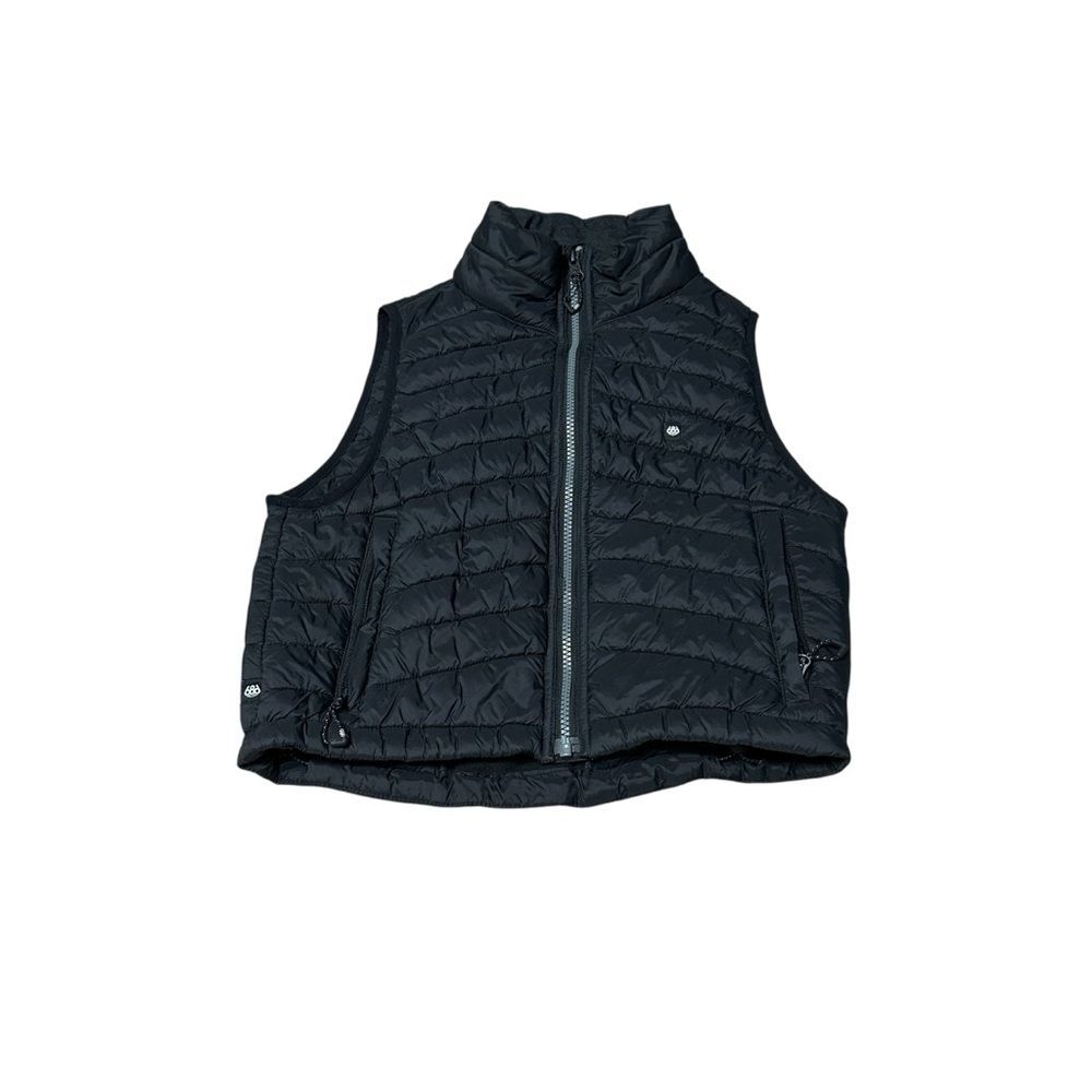 686 Kids Black Puffer Vest Size Small